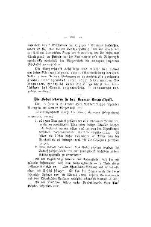 Die Bodenreform in der Bremer Bürgerschaft