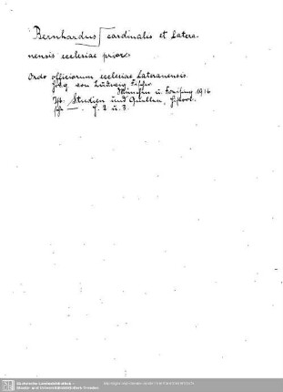 Bernhardus
