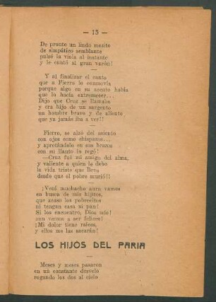 Los Hijos del paria