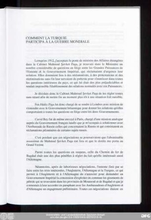 Comment La Turquie Participa À La Guerre Mondiale