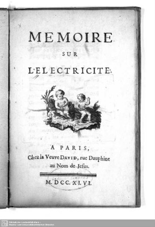 Mémoire sur l'électricité