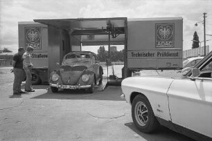 Brems-Prüfaktion des ADAC Gau Nordbaden