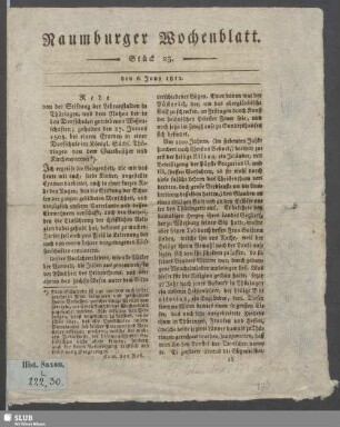 Naumburger Wochenblatt