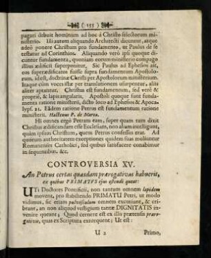 155-160, Controversia XV.