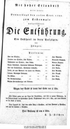 Die Entführung