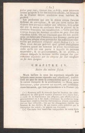 Chapitre IV. Suite du même sujet.