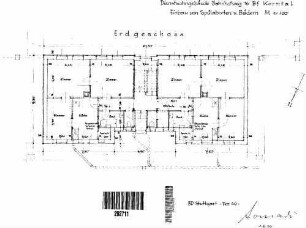 Korntal: Deinstwohngeb. Bahnhofweg 16, Einbau von Spülaborten und Bädern Nebengeb.