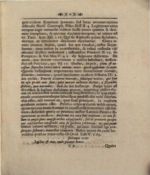 De legitima civium Romanorum ad munia aetate commentatio brevis
