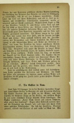17. Die Gallier in Rom