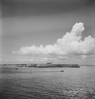 Fort São Sebastião : Blick auf das Fort São Sebastião an der Nordspitze der Ilha de Mocambique