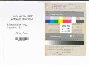 Entnazifizierung Ernst Birke , geb. 03.04.1908 (Historiker)