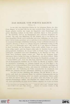 5: Das Mosaik von Portus Magnus