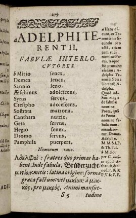 Adelphi Terentii