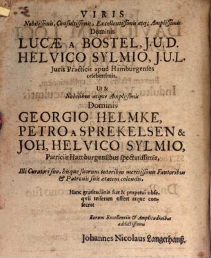 Jesu Juvante! Davidicum loci de Christo compendium, sive brevem Psalmi CX. explicationem ...