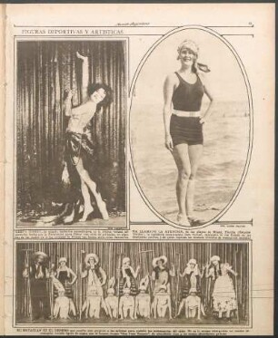 Figuras deportivas y artisticas [Fotografías]