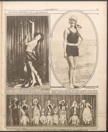 Figuras deportivas y artisticas [Fotografías]