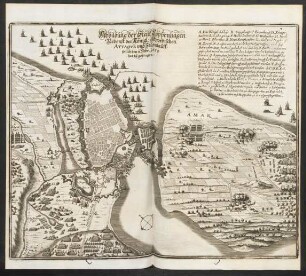 Abbildung der Statt Coppenhagen Nebenst der Königl: Schwedischen Attaque und Sturmlauff, so sich den 11 Febr. 1659 hat zu getragen