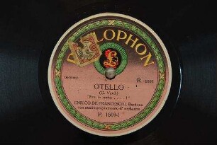 Otello : "Era la notte...!" / (G. Verdi)