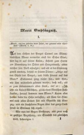 Festpredigten : zumeist in einer Doppelreihe. 1, Von Advent bis Ostern