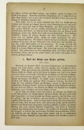 5. Karl der Große zum Kaiser gekrönt (800 n. Chr.)
