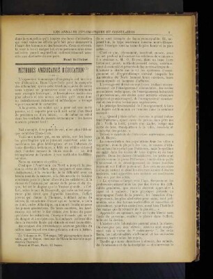 Méthodes Américaines D'Éducation.