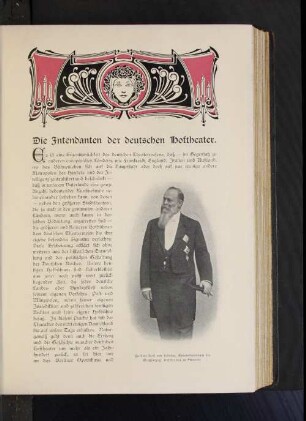 Die Intendanten der deutschen Hoftheater
