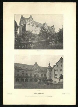 Schloss Weikersheim. Außenansichten.