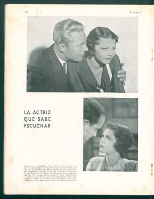 La actriz que sabe escuchar