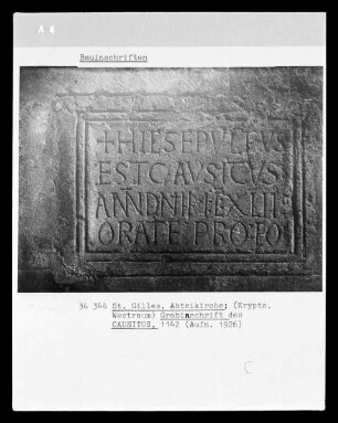 Grabinschrift des Causitius