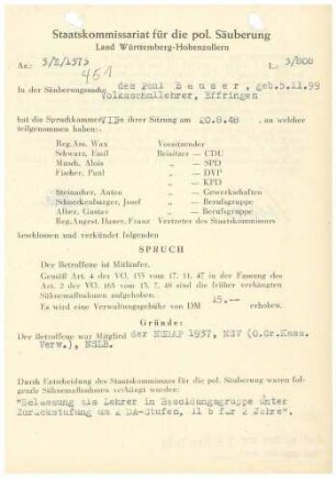 Bauser, Paul