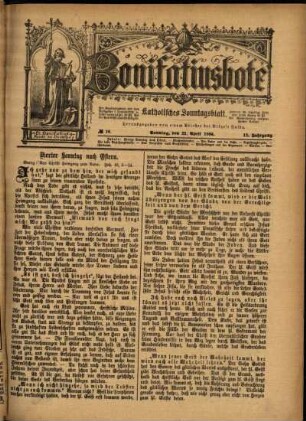 Ausgabe vom Sonntag, den 22. April 1894.