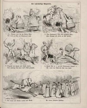 "Der unfreiwillige Spazierritt"