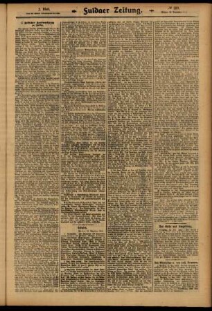 Zweite Ausgabe vom Montag, den 15. Dezember 1913.