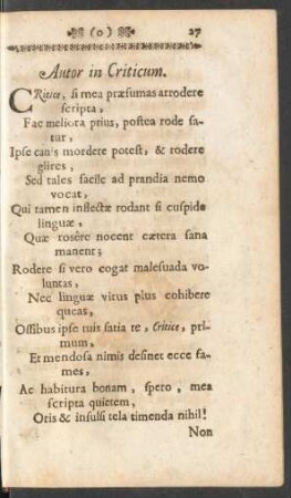Autor in Criticum