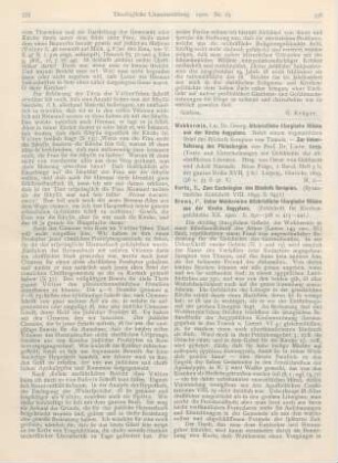 536-538 [Rezension] Kurtz, E., Zum Euchologion des Bischofs Serapion