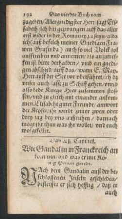 Das XII. Capittel. Wie Gandalin in Franckreich ankommen ...