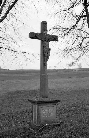 Wegekreuz (Wegekreuz); Hünfeld, Hirtzwiese