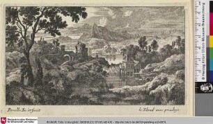 [Flusslandschaft mit Mühle]