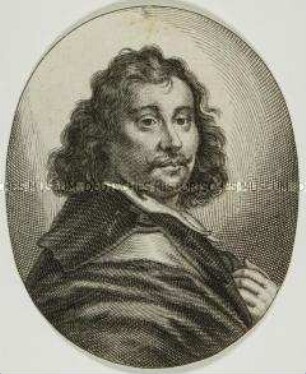 Ovales Brustbildnis wohl des Malers und Radierers Jan Both