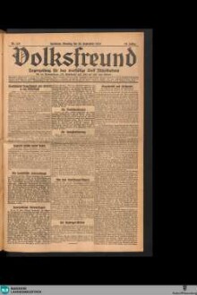 Der Volksfreund : Tageszeitung für das werktätige Volk Mittelbadens