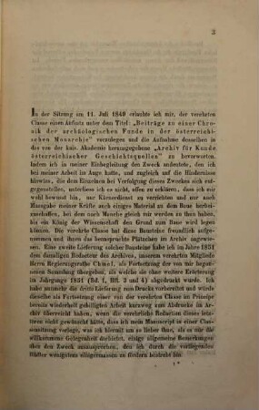 Beiträge zu einer Chronik der archäologischen Funde in der Monarchie. [2], Fortsetzung der Beiträge zu einer Chronik ...