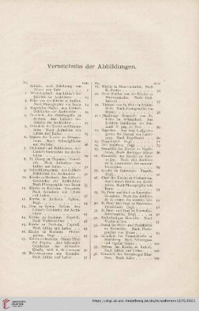 Verzeichniss der Abbildungen
