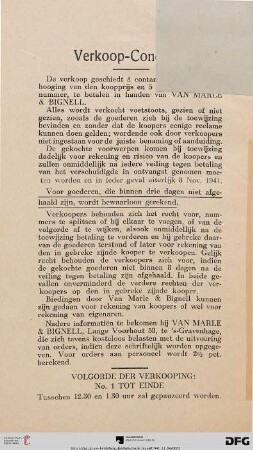 Verkoop-Conditien
