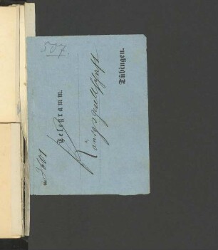 507 und ungezählte Seiten, Telegramme