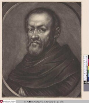 [Bildnis eines Domenikaners; Bust of a dominican friar]