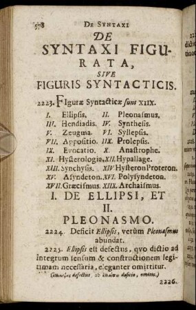 De Syntaxi Figurata, Sive Figuris Syntacticis.