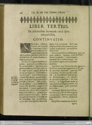 Liber Tertius. De actionibus hominis circa spiritus coelestes
