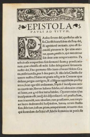 Epistola Pauli Ad Titum.