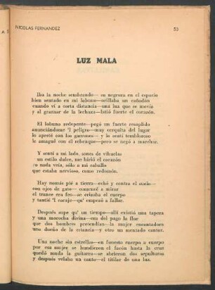 Luz mala