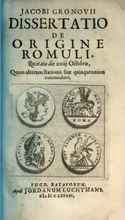 Dissertatio de origine Romuli